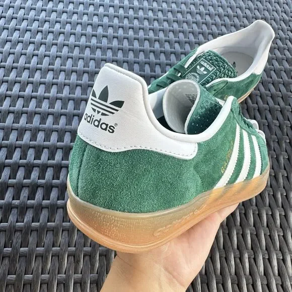 Adidas Gazelle Indoor Collegiate Green Gum Men's Athletic Shoes JI2062 Size 9